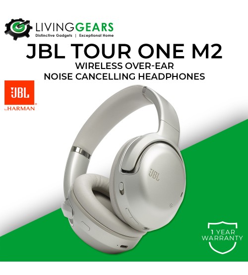 JBL Tour (Champagne) Cancelling Wireless Noise Headphones M2 One Over-ear